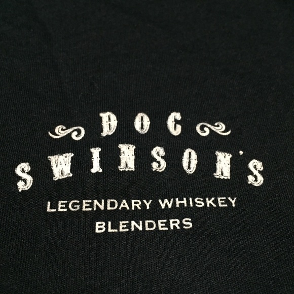 Bella Canvas Doc Swinsons Whiskey T Shirt Men’s M Black Short Sleeve Soft - Picture 8 of 8